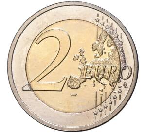 2 евро 2017 года Люксембург «50 лет добровольной воинской службе в Люксембурге»