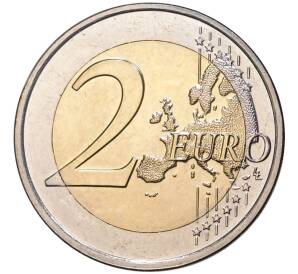 2 евро 2021 года Люксембург «100 лет со дня рождения Великого Герцога Жана» (Выпуклый чекан)