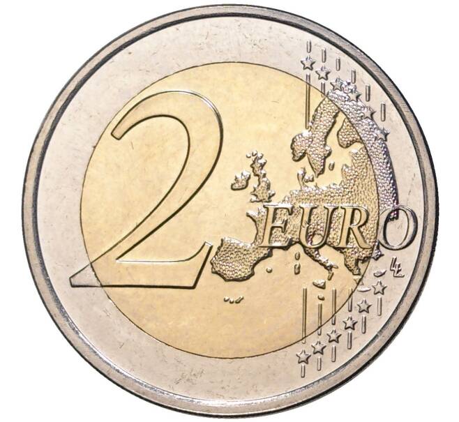 Монета 2 евро 2021 года Люксембург «100 лет со дня рождения Великого Герцога Жана» (Выпуклый чекан) (Артикул M2-50104)