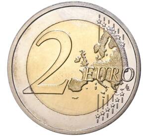 2 евро 2012 года Мальта «10 лет евро наличными» — Фото №2