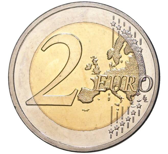 Монета 2 евро 2013 года Нидерланды «Коронация Короля Виллема-Александра» (Артикул M2-31067)
