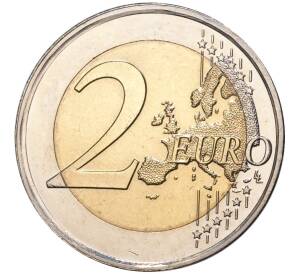 2 евро 2013 года Нидерланды «200 лет Королевству» — Фото №2