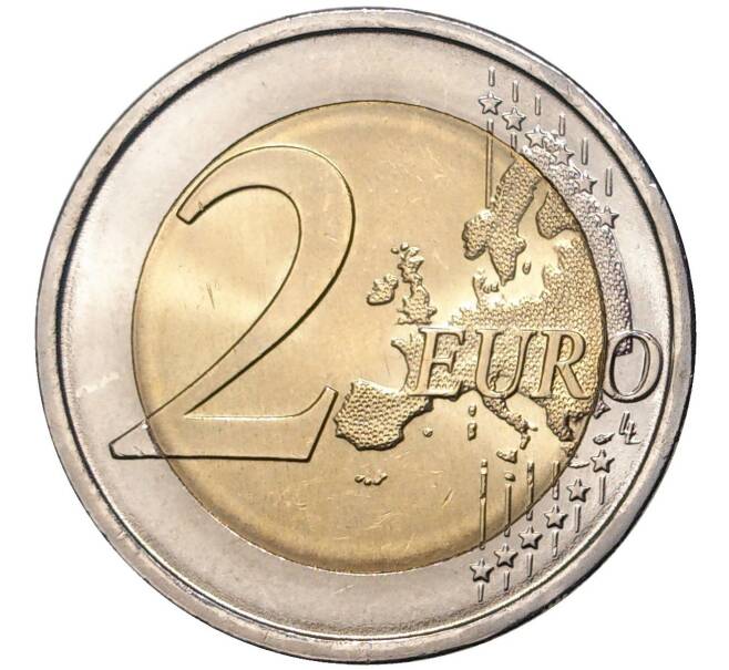 Монета 2 евро 2009 года Португалия «10 лет монетарной политики ЕС и введения евро» (Артикул M2-32884)