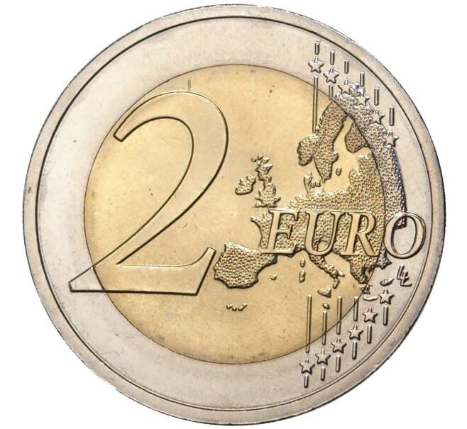 Монета 2 евро 2017 года Португалия «150 лет со дня рождения Рауля Брандао» (Артикул M2-6938)