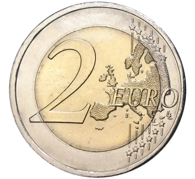 Монета 2 евро 2018 года Португалия «250 лет Национальной прессе» (Артикул M2-7562)