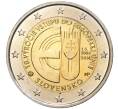 Монета 2 евро 2014 года Словакия «10 лет вступлению Республики Словакия в Евросоюз» (Артикул M2-0100)