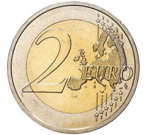 2 евро 2015 года Словакия «30 лет флагу Европейского союза»