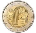 Монета 2 евро 2018 года Словакия «25 лет Словакии» (Артикул M2-7068)