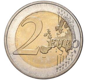 2 евро 2007 года Финляндия «50 лет подписания Римского договора» — Фото №2