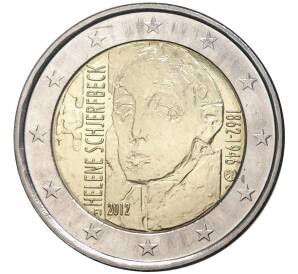 2 евро 2012 года Финляндия «150 лет со дня рождения Хелены Шерфбек»