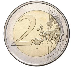 2 евро 2009 года Финляндия «10 лет монетарной политики ЕС и введения евро» — Фото №2