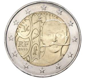 2 евро 2013 года Франция «150 лет со дня рождения Пьера де Кубертена»