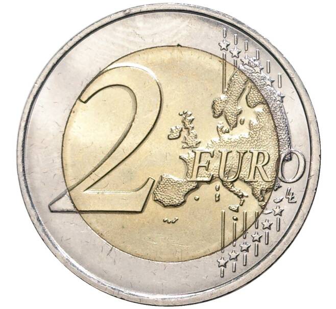 Монета 2 евро 2013 года Франция «150 лет со дня рождения Пьера де Кубертена» (Артикул M2-5637)