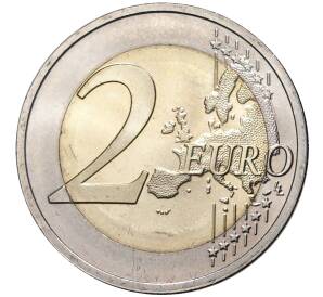 2 евро 2016 года Эстония «100 лет со дня рождения Пауля Кереса» — Фото №2