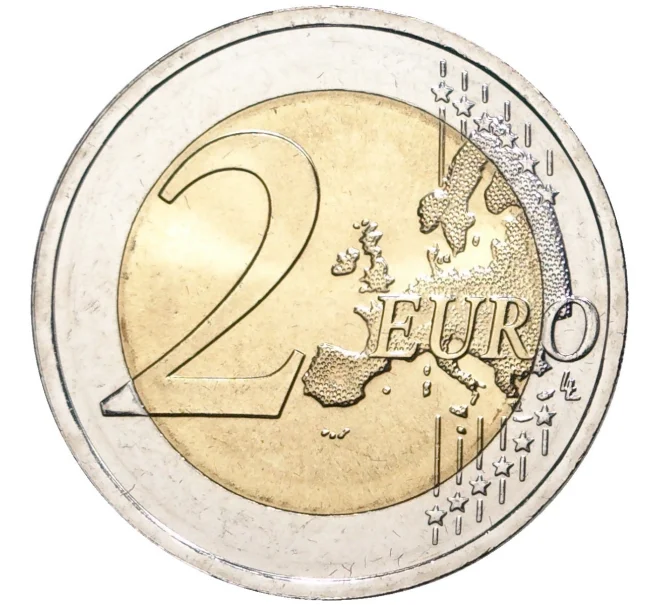 Монета 2 евро 2019 года Эстония «100 лет преподаванию на эстонском языке в Тартуском университете» (Артикул M2-33272)
