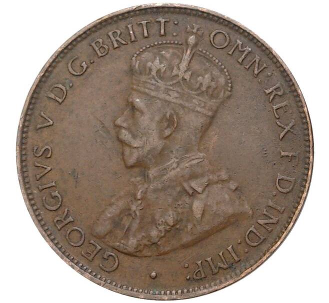 Монета 1/2 пенни 1936 года Австралия (Артикул K27-5577)