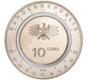 10 евро 2019 года F Германия «В полете — Парапланеризм» — Фото №2