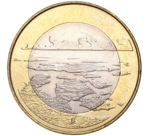5 евро 2018 года Финляндия «Финский пейзаж — Архипелаговое море»