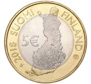 5 евро 2018 года Финляндия «Финский пейзаж — Архипелаговое море»