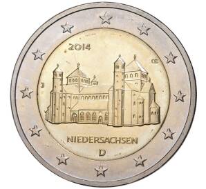 2 евро 2014 года J Германия «Федеральные земли Германии — Нижняя Саксония (Церковь Святого Михаэля)» — Фото №1
