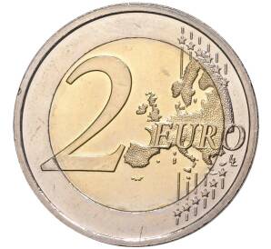 2 евро 2009 года Ирландия «10 лет монетарной политики ЕС и введения евро» — Фото №2