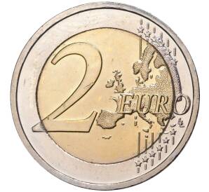 2 евро 2012 года Ирландия «10 лет евро наличными» — Фото №2