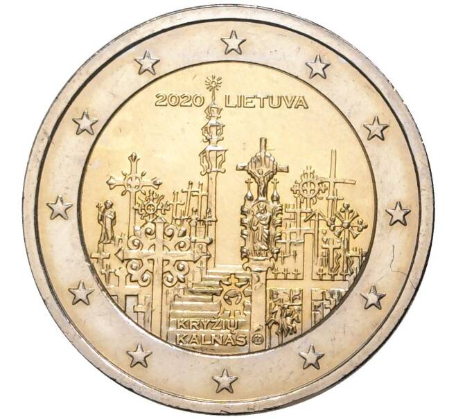 Монета 2 евро 2020 года Литва «Гора Крестов» (Артикул M2-53397)