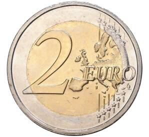 2 евро 2009 года Люксембург «10 лет монетарной политики ЕС и введения евро» — Фото №2