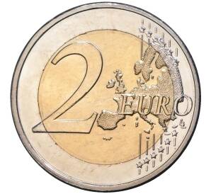 2 евро 2009 года Нидерланды «10 лет монетарной политики ЕС и введения евро» — Фото №2