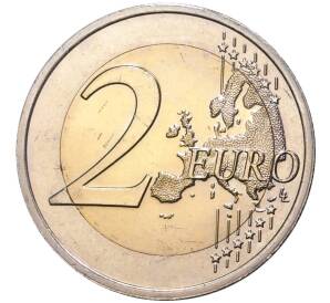 2 евро 2014 года Нидерланды «Вступление на престол Короля Виллема-Александра» — Фото №2