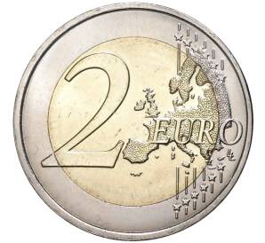 2 евро 2016 года Франция «100 лет со дня рождения Франсуа Миттерана» — Фото №2