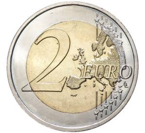 2 евро 2009 года Франция «10 лет монетарной политики ЕС и введения евро» — Фото №2