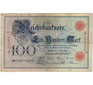 100 марок 1898 года Германия