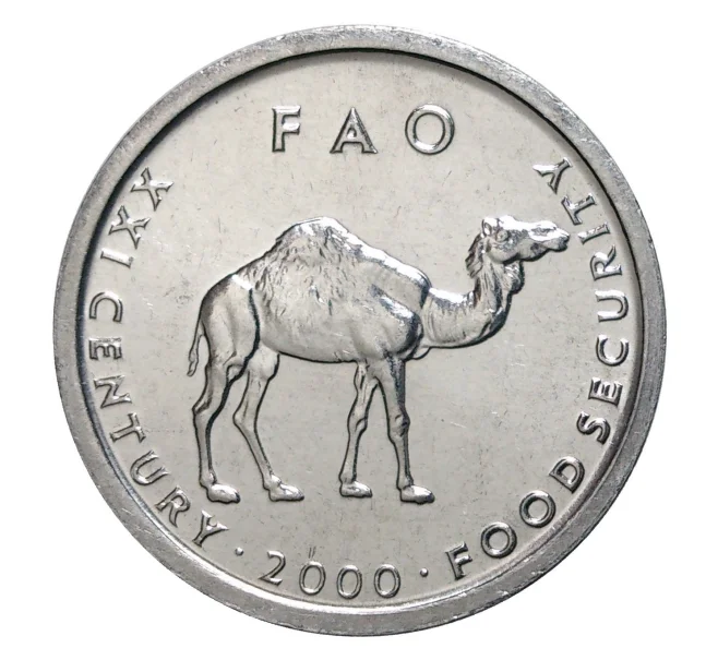Монета 10 шиллингов 2000 года F.A.O (Артикул M2-1661)