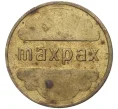 Жетон для автоматов с напитками фирмы «MAXPAX» 1 пенни Великобритания (Артикул K27-5707)
