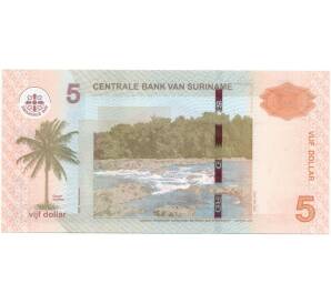 5 долларов 2012 года Суринам — Фото №2