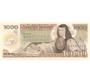 1000 песо 1985 года Мексика — Фото №1