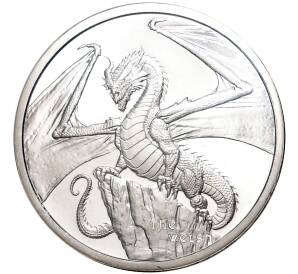 1 унция серебра США «Мир драконов — Уэльсский дракон» — Фото №1