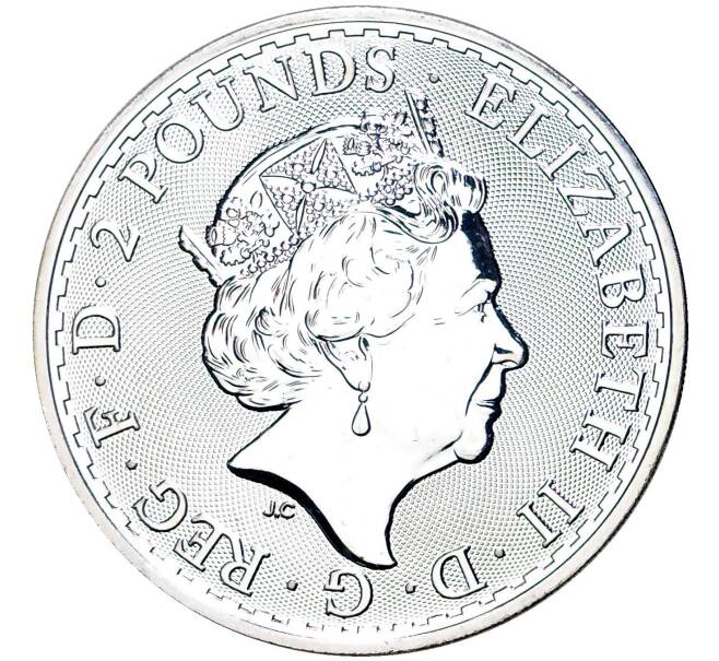 Монета 2 фунта 2022 года Великобритания «Британия» (Артикул M2-53686)
