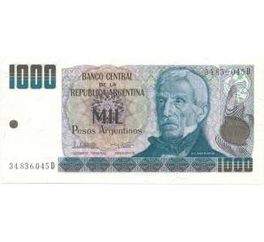 1000 песо 1984 года Аргентина — Фото №1
