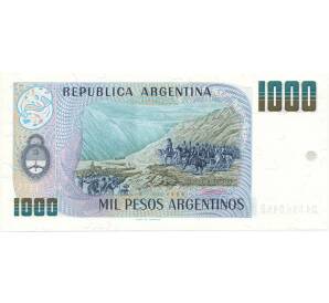 1000 песо 1984 года Аргентина — Фото №2