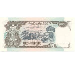 1000 риэлей 1999 года Камбоджа — Фото №2