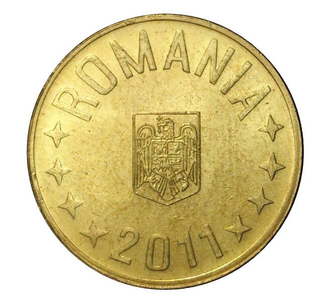 Монета 1 бан 2011 года Румыния (Артикул: M2-1680) — Фото №2