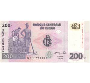 200 франков 2007 года Конго (ДРК) — Фото №1