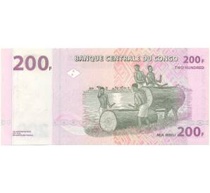 200 франков 2007 года Конго (ДРК) — Фото №2