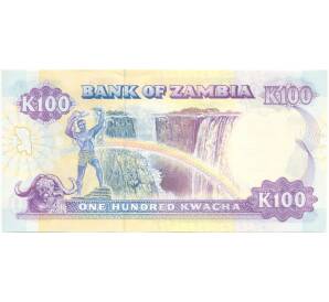100 квач 1991 года Замбия — Фото №2