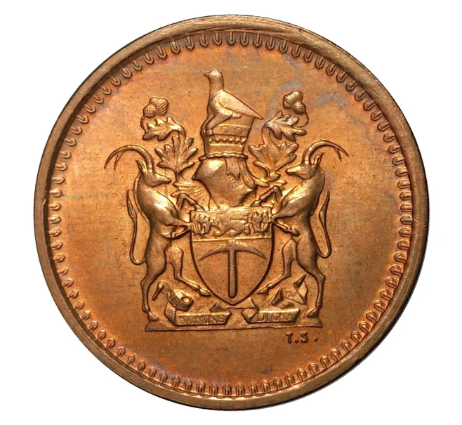 Монета 1 цент 1977 года (Артикул M2-1685)