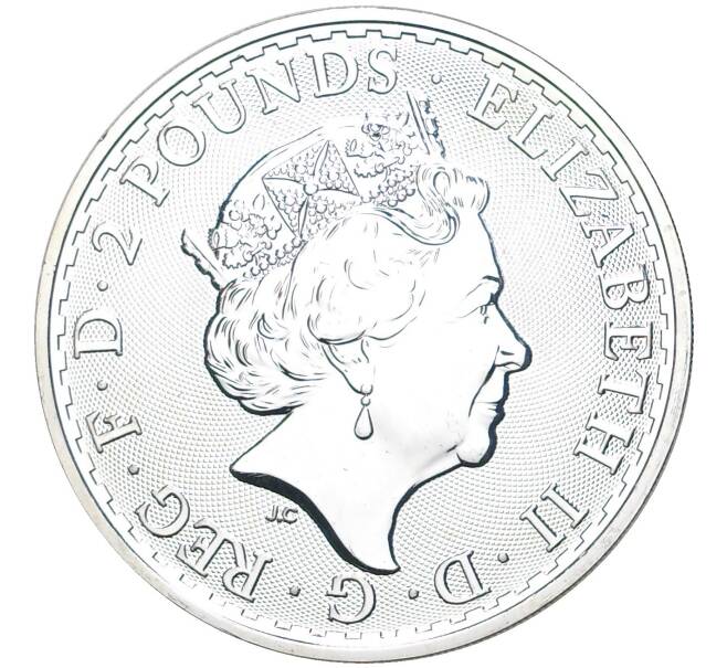 Монета 2 фунта 2021 года Великобритания «Британия» (Артикул M2-46279)