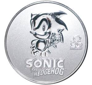 2 доллара 2021 года Ниуэ «30 лет видеоигре Sonic the Hedgehog» — Фото №1