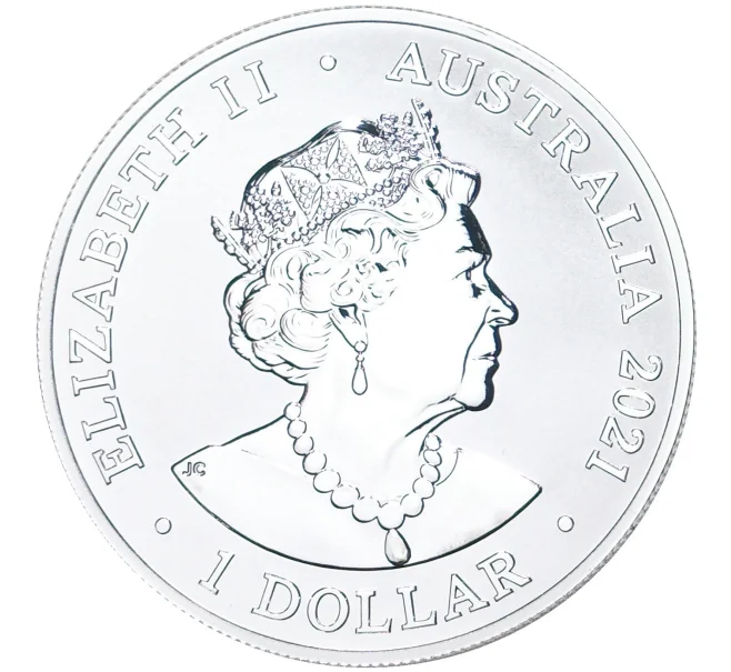 Монета 1 доллар 2021 года Австралия «Австралийский зоопарк — Гепард» (Артикул M2-52326)
